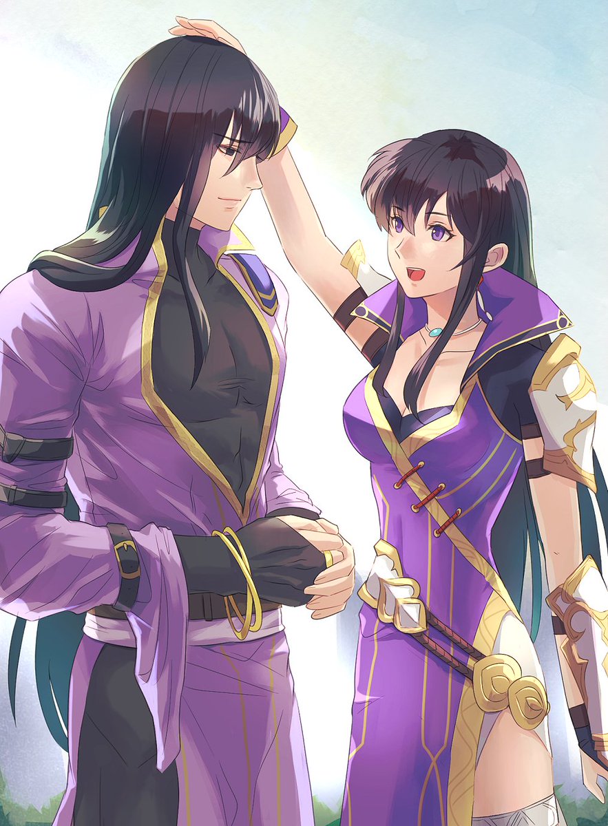 聖戦の系譜のアイラとシャナン描いてみました。 #ファイアーエムブレム
