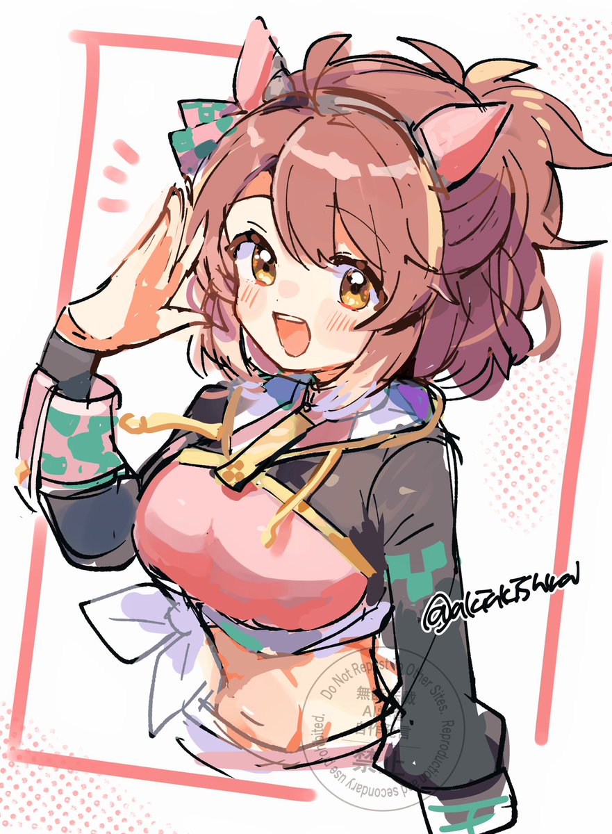 らくがきのつもりが2時間かけてしまった…のパターンより、寝る前に慌てて2~30分くらいで描いた方がのびのび描けている気がするので、この感じの絵をもっと増やしていきたいな~