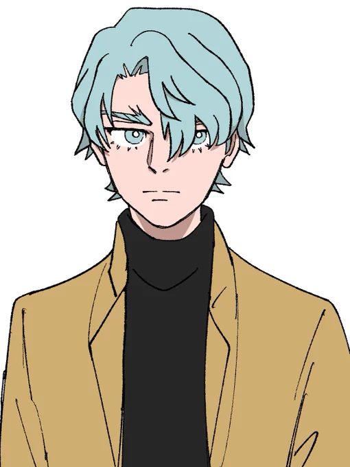 後半の絵柄で妄想シャリアくん23歳!エグザべくんの私服を着せてみた#ジークアクス 