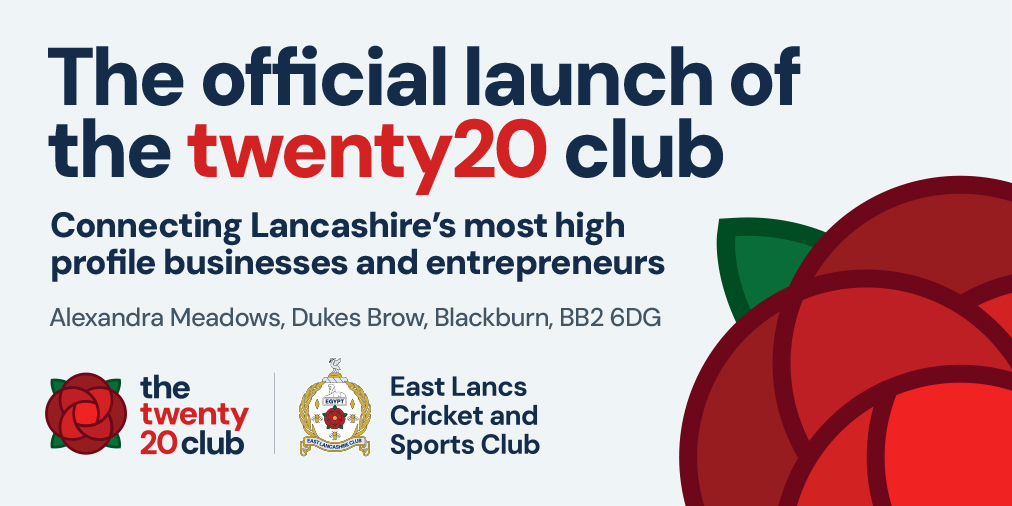 The trustees and directors of East Lancs Cricket &amp; Sports Club are proud to launch the Twenty20 Business Club. A unique chance to network with Lancashire's top businesses &amp; entrepreneurs and connect with the East Lancs CC community. Email twenty20club@eastlancscc.com for details.