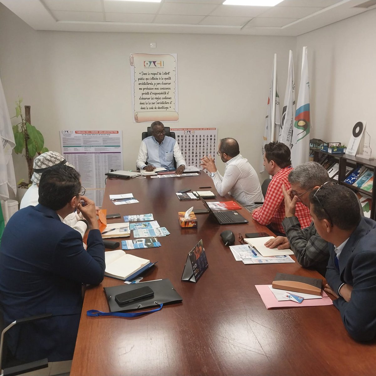 ASMEX_Maroc's tweet image. #Côtedivoire : Notre délégation #ASMEX en pleine action !  Rencontres BtoB fructueuses avec les acteurs clés des secteurs de l'agroalimentaire, du BTP et bien d'autres.  #export #Maroc #Afrique #opportunités