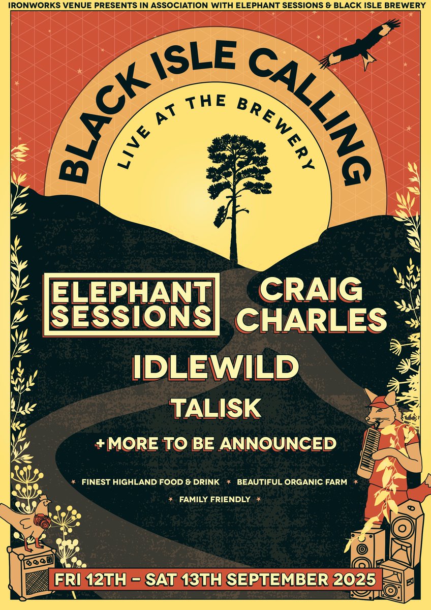The wait is over.. Say hello to the first wave of artists!🔥 

#BlackIsleCalling2025