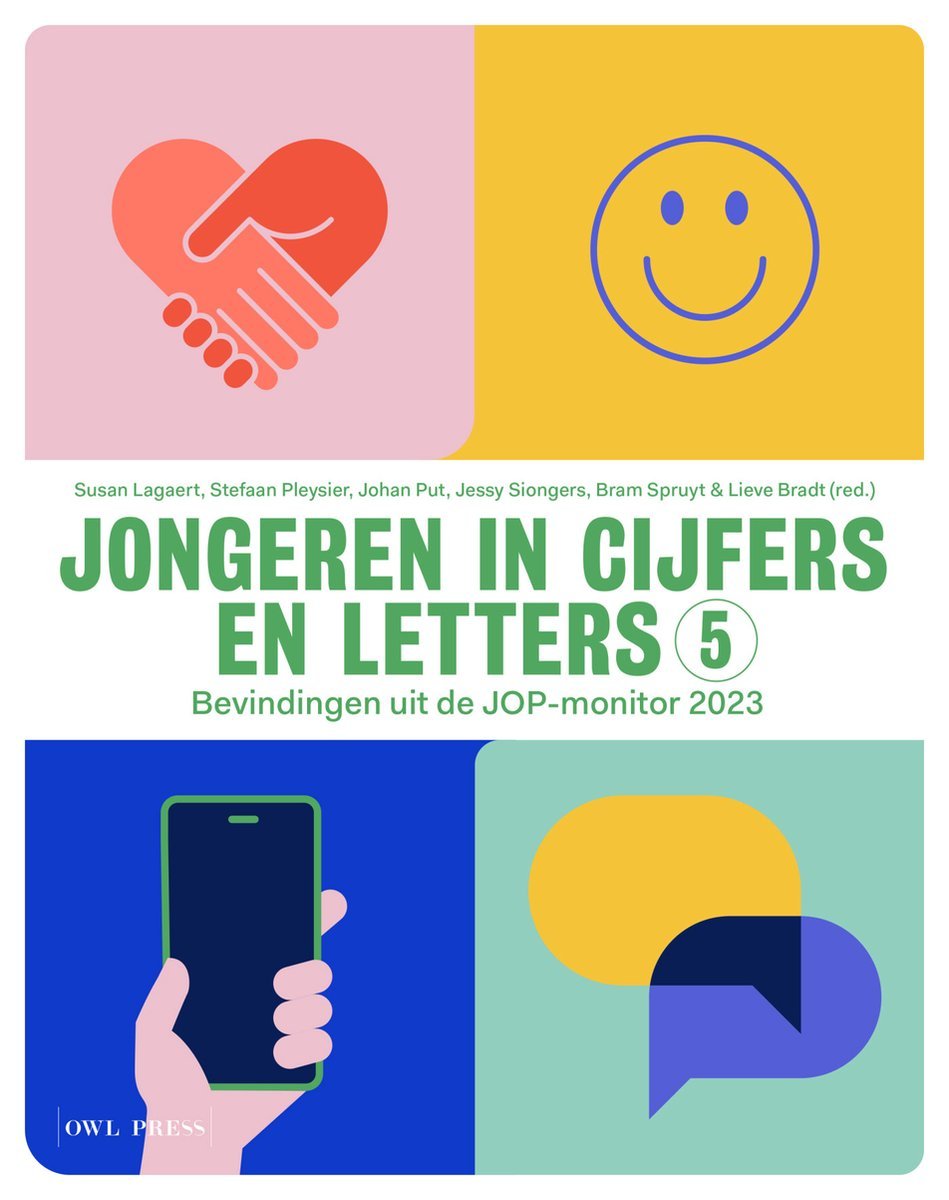 Stefaan Pleysier (@stefaanpleysier) on Twitter photo Het boek 'Jongeren in cijfers en letters 5: bevindingen uit de JOP-monitor 2023' is nu full text beschikbaar op onze <a href="/JOPonderzoek/">JOPonderzoek</a> website: jeugdonderzoeksplatform.be/project/jonger… Het boek 'Jongeren in cijfers en letters 5: bevindingen uit de JOP-monitor 2023' is nu full text beschikbaar op onze <a href="/JOPonderzoek/">JOPonderzoek</a> website: jeugdonderzoeksplatform.be/project/jonger…