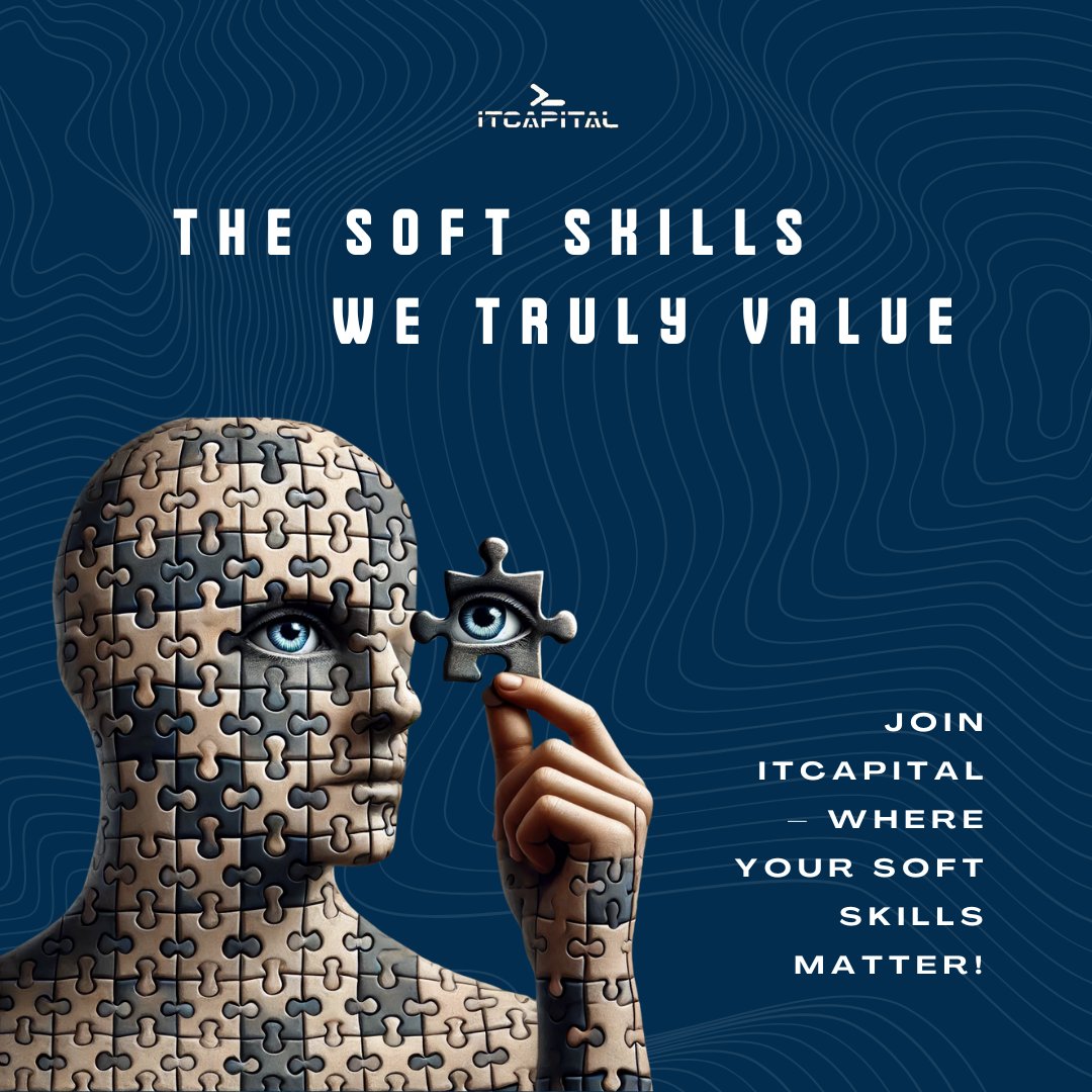 ITCapit's tweet image. At ITCAPITAL, we’re not just looking for specialists – we’re building a strong, collaborative team! 📷

Read more on our Facebook: facebook.com/itcapit/posts/…