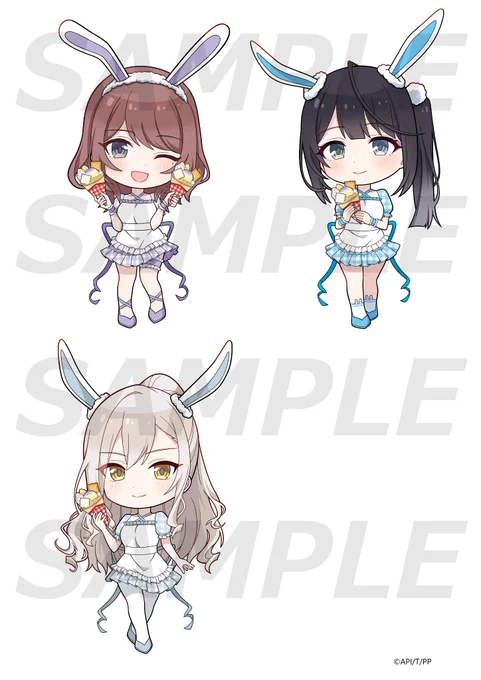 【お仕事】少し時間が経ってしまいましたが、『ポールプリンセス』×マリオンクレープコラボのミニキャライラストを担当させていただきました。コラボクレープおいしかったです。 