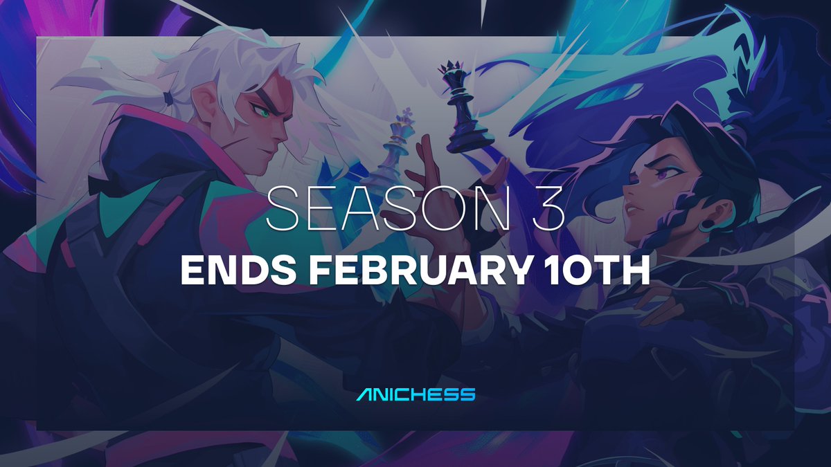 Season 3 ends on February 10th, 7 AM UTC/3 PM HKT, make your last moves count.♟️⏳

Final points claim starts February 13th and runs for a week, as always. After that, we’ll run a final quality check before announcing the official Season 3 leaderboard.

Will there be $C?