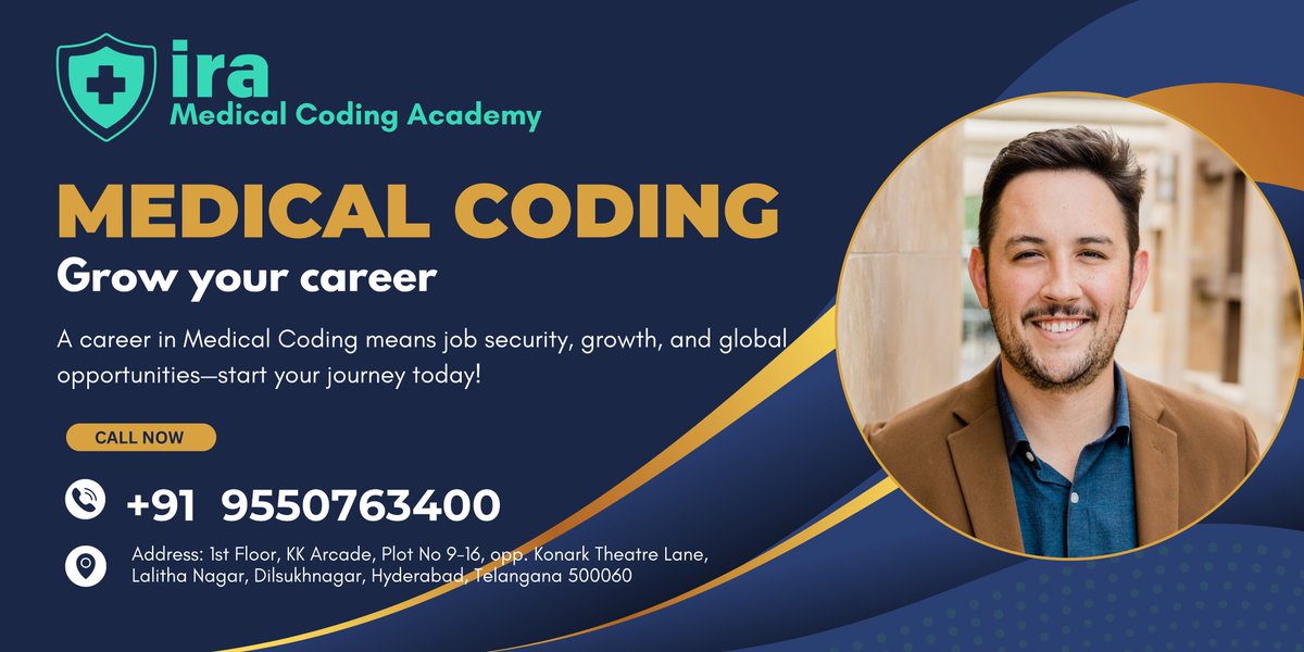 IraCoding's tweet image. IRA Medical Coding Academy 
"Master the language of healthcare! Become a certified medical coder and ensure accuracy in patient records while securing a high-paying career."
🔹 #MedicalCoding
🔹 #MedicalCodingTraining
🔹 #MedicalCodingInstitute
🔹 #MedicalCodingCareers