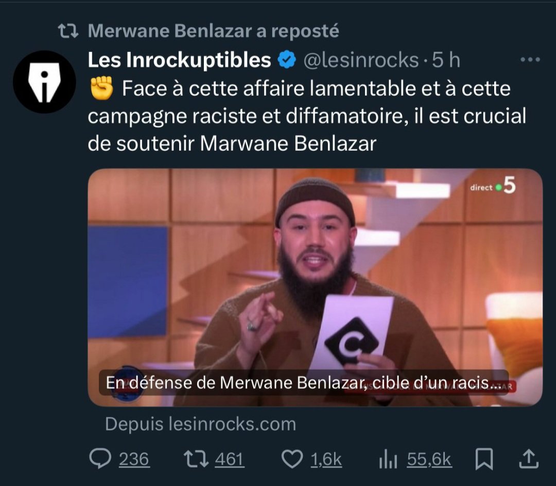 Bonjour Mme <a href="/datirachida/">Rachida Dati ن</a> les calculs ne sont pas bons, vous prenez acte des retours de racistes de ce pays qui ne font que divisent les personnes, acceptez cela c'est validé les dires de ces même gens et vous pouvez changer de bord politique tranquille. #soutienmerwane