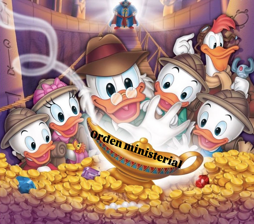 homologacionjya's tweet photo. El Pato Donald llevaba buscando durante varios meses la misteriosa orden ministerial, pero ya la encontró. ¡Te dejamos aquí el link para que la leas. Deja en los comentarios tu opinión ⬇️ https://t.co/NREBbhcRFE #homologacionjustaya #homologar https://t.co/i1oUkT9Ao4