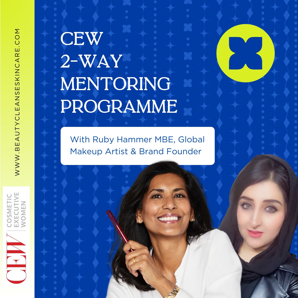 Beyond excited to share that I have been accepted into the <a href="/CEW_UK/">CEW</a> Two-Way Mentorship Program—and I will be mentored by none other than RUBY HAMMER MBE 😊 

Can’t wait to soak up every bit of knowledge!Thank you, CEW &amp; PUIG, for this incredible opportunity!@BuyWomenBuilt