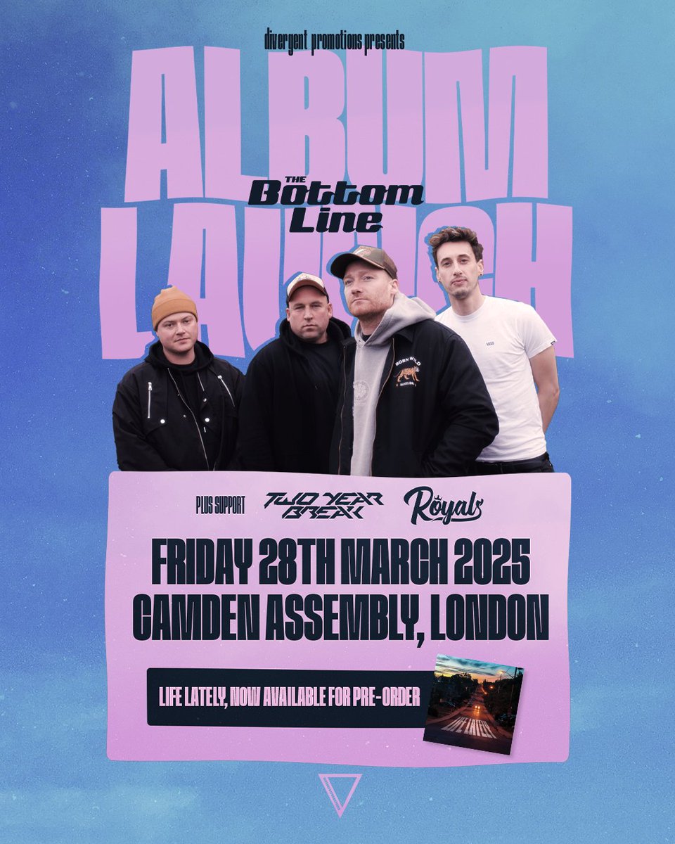 Two Year Break (@twoyearbreak) on Twitter photo New show announcement βοΈ
So exited for this one! Thanks to <a href="/TheBottomLineUK/">THE BOTTOM LINE</a> for having us on π
Also BFF's in <a href="/RoyalsBandUK/">ππππππ π</a> too?! WHAT A SHOW.
Who's coming?! New show announcement βοΈ
So exited for this one! Thanks to <a href="/TheBottomLineUK/">THE BOTTOM LINE</a> for having us on π
Also BFF's in <a href="/RoyalsBandUK/">ππππππ π</a> too?! WHAT A SHOW.
Who's coming?!