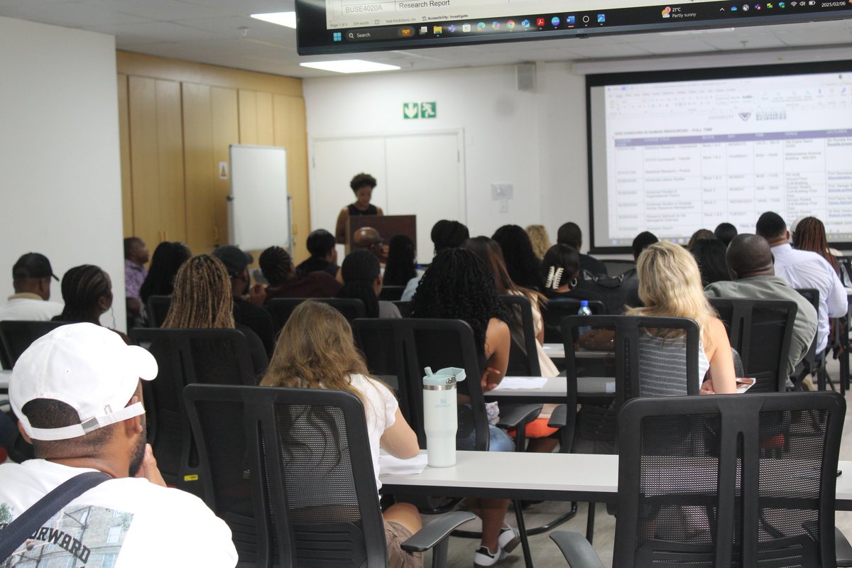 The school welcomed Honours and Master's students in Marketing, Information Systems, HR Management, and Management to it's thriving academic community that fosters innovation, leadership, and excellence. Urged students to  grow, network, and to make an impact. #WitsForGood