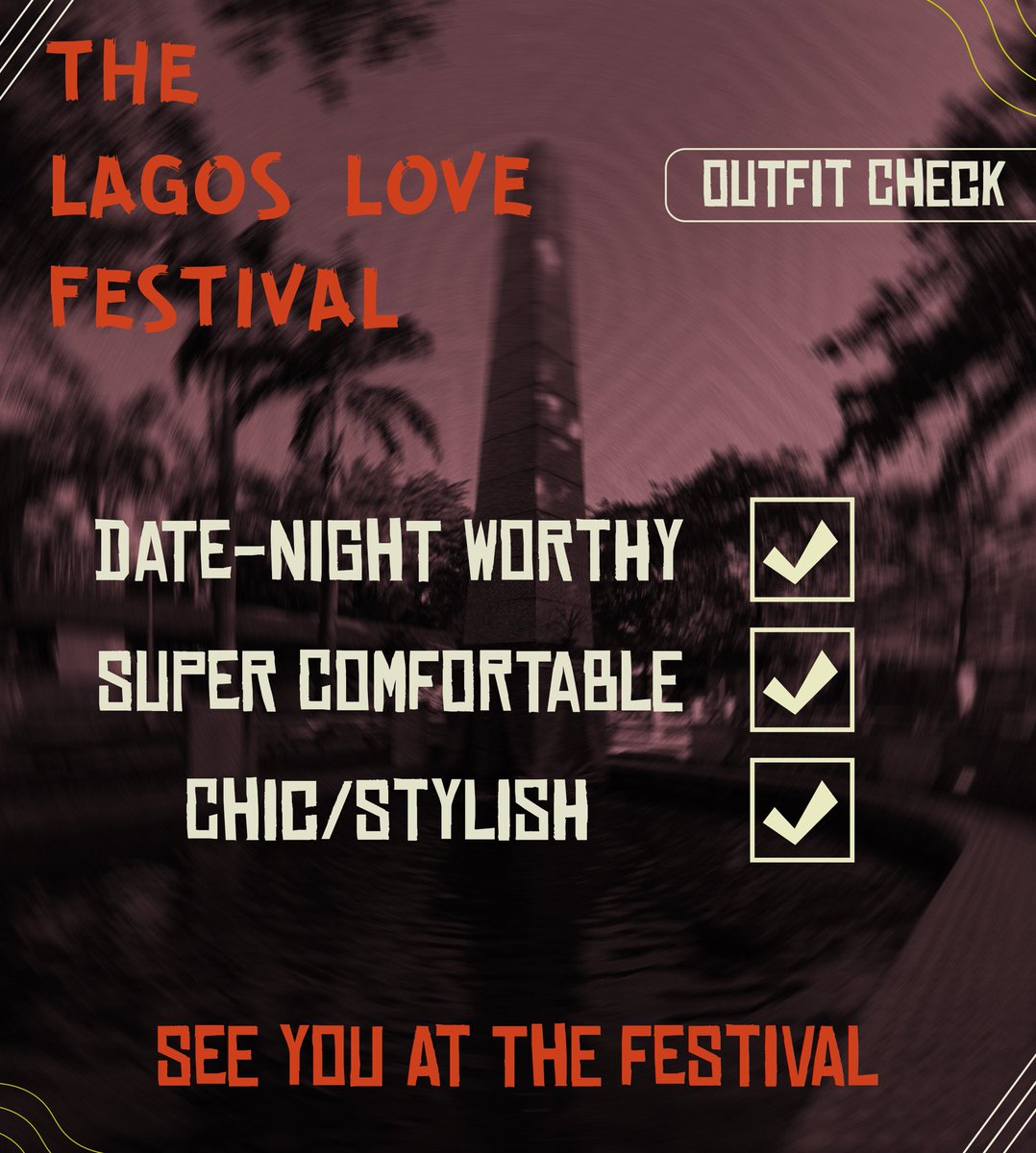 Bring your A-game to the Lagos Love festival tonight and stand a chance to WIN BIG!

Show up, show out, and stand a chance to take home some cash

Get your tickets via tix.africa/discover/llf1 or at the gate to stand a chance

#LagosLoveFestival 
#AJourneyOfLove