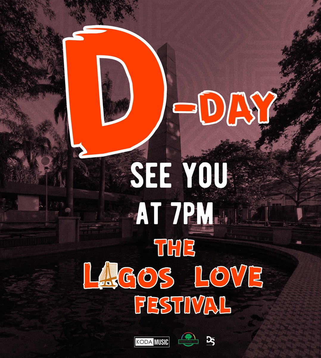 It's D-Day Lagos, are you ready to have a good time?

Get your tickets via tix.africa/discover/llf1 NOW or at the gate

Tag the friend(s) you'll be coming with🤗

#LagosLoveFestival
#AJourneyOfLove