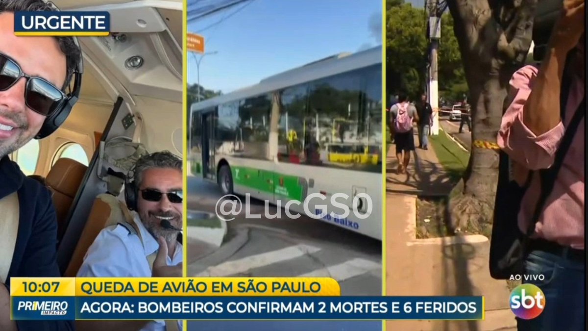 LucGS0's tweet photo. AGORA: Principais emissoras de TV aberta do Brasil derrubam a programação pra cobertura da queda de avião em SP
Globo, Record, SBT e Band in loco.
#Encontro #FalaBrasil #Primeirolmpacto #BoraSP https://t.co/Z7SogGJnxe