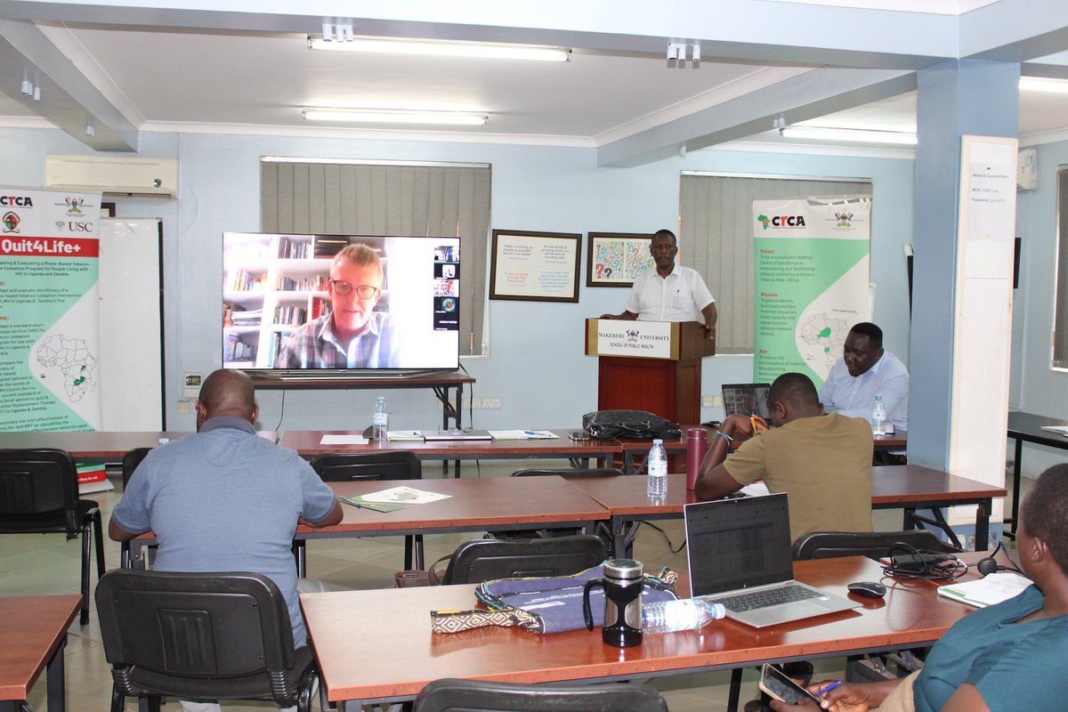 The Center for Tobacco Control in Africa (@ctc_africa) on Twitter photo CTCA hosts TETSiM Training for Tobacco Tax Coalition. The aim of the training is to re-orient the coalition members <a href="/uhca_ug/">UHCA</a> <a href="/UgCancerSociety/">UgandaCancer Society</a> <a href="/UNAUGANDA/">UNA UGANDA</a> <a href="/PolicyUganda/">Uganda Alcohol Policy Alliance</a> <a href="/unhco/">UNHCO - Uganda</a> on the TETSiM Model. The facilitators are <a href="/cwalbeek/">Corne van Walbeek</a> from <a href="/Tobaccoecon/">REEP UCT (prev. Tobacco Econ)</a> and <a href="/JimArinaitwe/">Jim Arinaitwe</a> CTCA hosts TETSiM Training for Tobacco Tax Coalition. The aim of the training is to re-orient the coalition members <a href="/uhca_ug/">UHCA</a> <a href="/UgCancerSociety/">UgandaCancer Society</a> <a href="/UNAUGANDA/">UNA UGANDA</a> <a href="/PolicyUganda/">Uganda Alcohol Policy Alliance</a> <a href="/unhco/">UNHCO - Uganda</a> on the TETSiM Model. The facilitators are <a href="/cwalbeek/">Corne van Walbeek</a> from <a href="/Tobaccoecon/">REEP UCT (prev. Tobacco Econ)</a> and <a href="/JimArinaitwe/">Jim Arinaitwe</a>