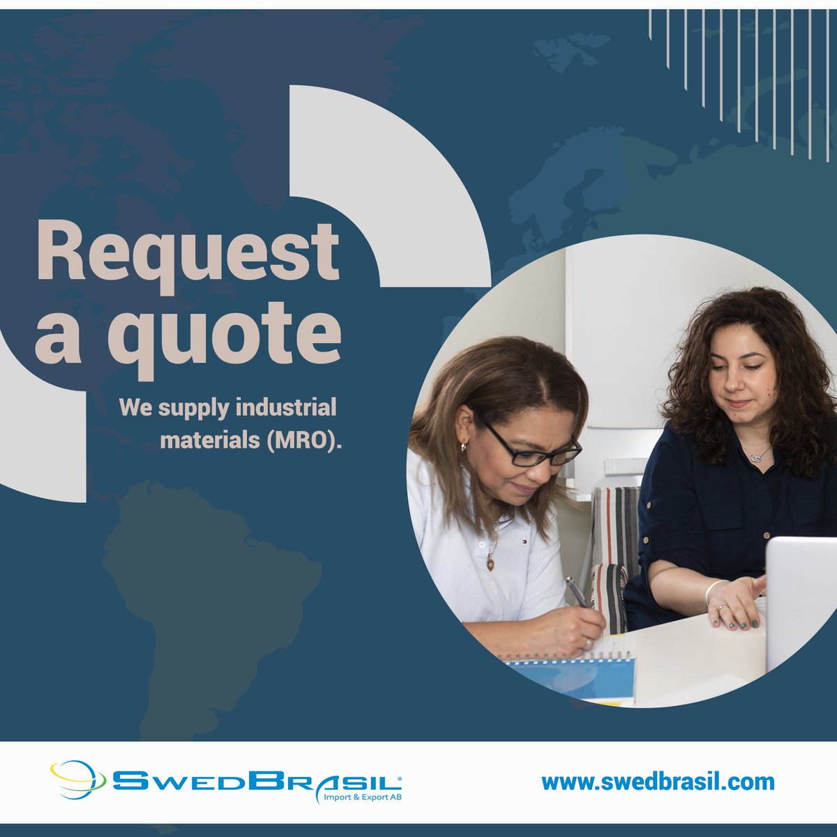 SwedBrasil's tweet image. Need a Quote? Get It Fast with SwedBrasil! 📊
Get the information you need without delay—because efficiency starts with us!

🌐 Request your quote today! swedbrasil.com

#BusinessSolutions #FastQuotes #SwedBrasil #Efficiency #Logistics