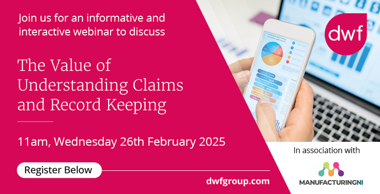 ManufacturingNI's tweet image. 📢 Join us for an Exclusive Webinar on The Value of Understanding Claims and Record Keeping with legal experts from @DWF_Law.

📅 Wed, 26th February
⏰ 11:00 – 12:00
🔗 Register: events.teams.microsoft.com/event/4c3d5bb9…

#contractmanagement #claims #recordkeeping #AI