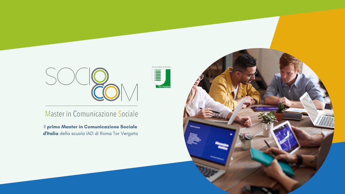 Ci sono ancora 7 giorni per iscriversi al Master in comunicazione sociale di <a href="/unitorvergata/">Università di Roma Tor Vergata</a> coordinato da <a href="/volterrani_a/">andrea volterrani</a> e di cui siamo partner. Qui il bando master.scuolaiad.it/course/view.ph… 

#formazione #comunicazione #coopsociali