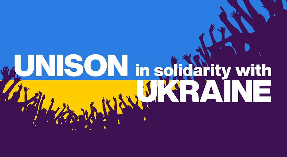 Great news. UK public sector union <a href="/unisontheunion/">UNISON - UK's largest union</a> is supporting the 22 Feb protest in solidarity with Ukraine (along with <a href="/pcs_union/">PCS Union (pcs.org.uk)</a>, <a href="/GMB_union/">GMB Union</a>, <a href="/ASLEFunion/">ASLEF</a> and @nmineworkers). It will advertise to its members in London and send a speaker.

More on demo: x.com/UkraineSol/sta…