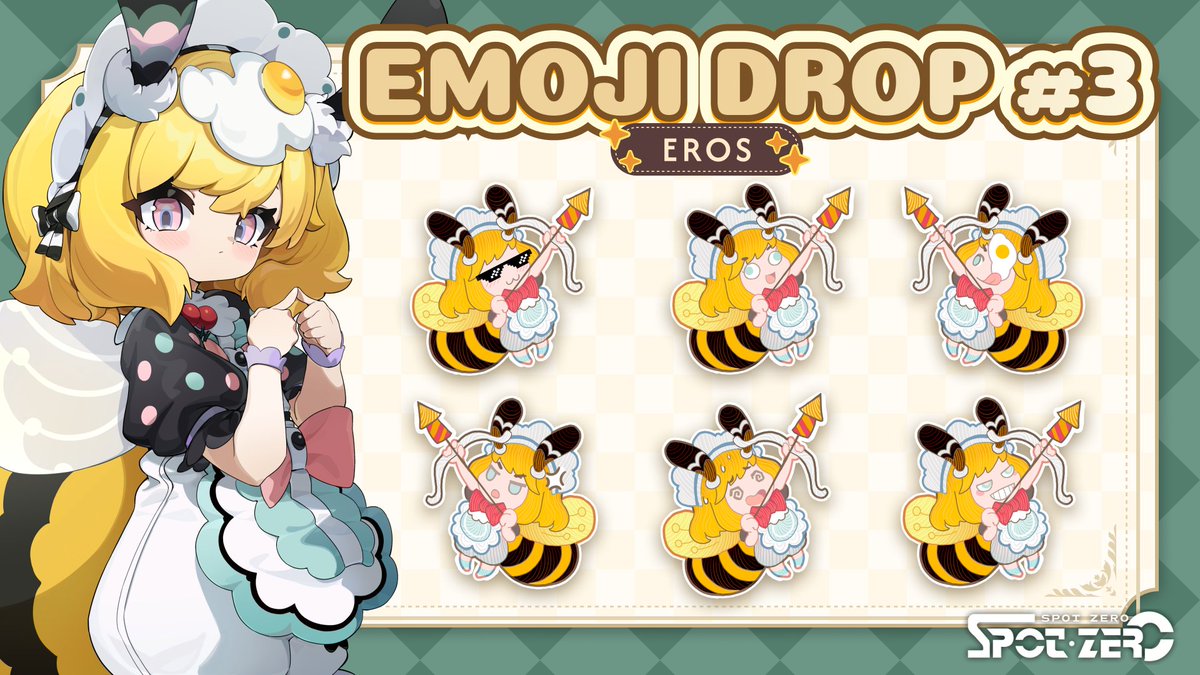 🌟New Spot Zero stickers just dropped! 😍

It’s been a while, and we all need some Eros in our lives… and in our Discord! 😎🏹

Haven’t joined Spot Zero sever yet?🧐
Grab the new stickers here: 👉discord.com/spotzero

#SpotZero #Eros