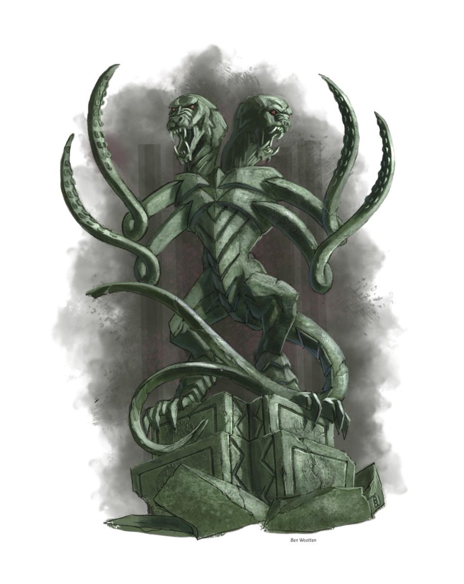 Another stunning piece of art by Ben Wootten for Savage Tide, the Lemorian Golem proved a great battle for our adventurers!

<a href="/Wizards_DnD/">Dungeons & Dragons</a> <a href="/paizo/">Paizo</a>

#pathfinder #actualplay #PodcastRecommendations #ttrpg #dice #savagetide #dnd #dungeonsanddragons #roleplay