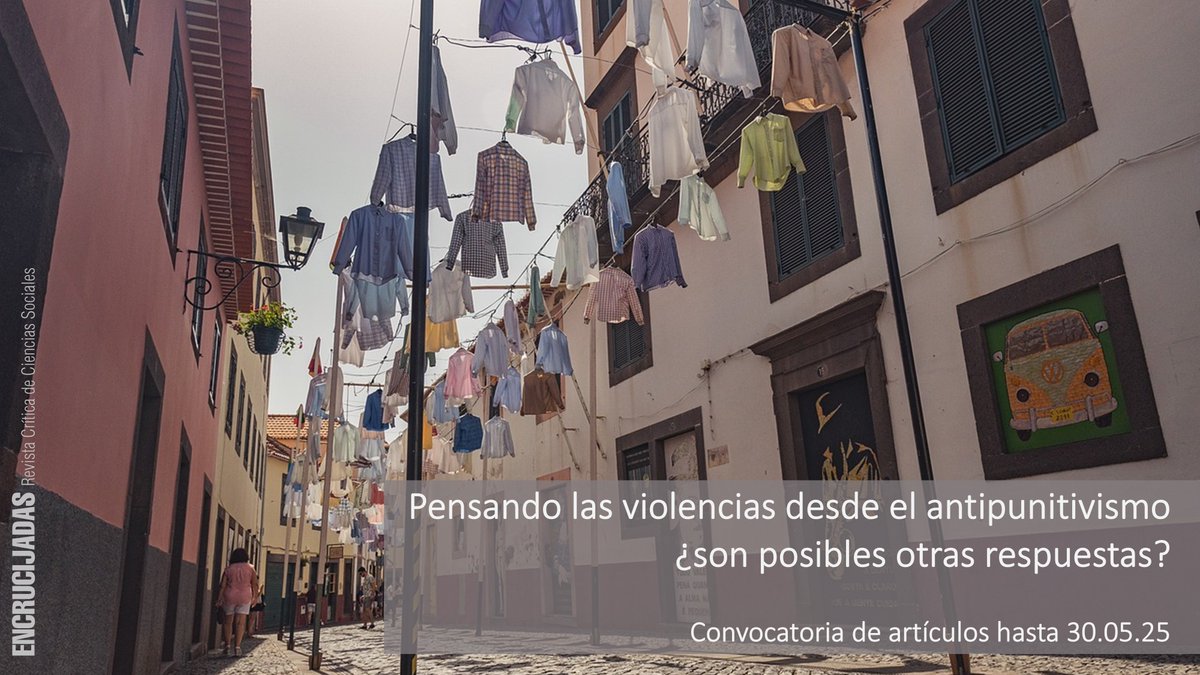 📢 ¡Atención!  
Sigue abierta la convocatoria para el monográfico "𝗣𝗲𝗻𝘀𝗮𝗻𝗱𝗼 𝗹𝗮𝘀 𝘃𝗶𝗼𝗹𝗲𝗻𝗰𝗶𝗮𝘀 𝗱𝗲𝘀𝗱𝗲 𝗲𝗹 𝗮𝗻𝘁𝗶𝗽𝘂𝗻𝗶𝘁𝗶𝘃𝗶𝘀𝗺𝗼: ¿𝘀𝗼𝗻 𝗽𝗼𝘀𝗶𝗯𝗹𝗲𝘀 𝗼𝘁𝗿𝗮𝘀 𝗿𝗲𝘀𝗽𝘂𝗲𝘀𝘁𝗮𝘀?" ¡Envía tu artículo! 
🔍 Más info: recyt.fecyt.es/index.php/encr…