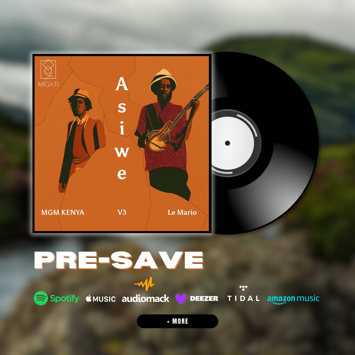 migatimusic's tweet photo. Migati Music's "ASIWE," is the latest Afro House and 3-Step track from Kenyan producers @MGM_Kenya_ , V3 and Le Mario.
The title "Asiwe" originates from Kenya’s Kamba language, where it is a widely used exclamation -- an everyday reaction to life's moments, (read more) https://t.co/nHVQ4U6KHf