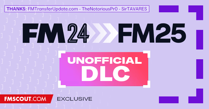 fmscout's tweet image. 🚨 With #FM25 cancelled, we feel it's necessary to keep updating our Season 2024/25 DLC for #FM24.
🚀 Featuring Updated Squads, League Promotions & NEW Wonderkids! TRANSFORM your game to feel like new!
Grab the latest version to get started! ⤵️
fmscout.com/a-fm24-to-fm25…