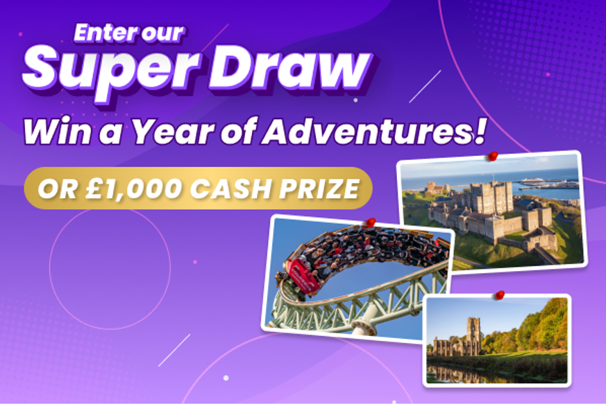HertsmereLotto's tweet photo. We're one week away from February's #SuperDraw! Remember any ticket you buy before 22nd Feb at the HCL will not only enter you into the weekly draw (where you can win up to £25k!) but also into the Super Draw! A Year of Adventures is up for grabs, so what's your next adventure? https://t.co/EloeumeByI