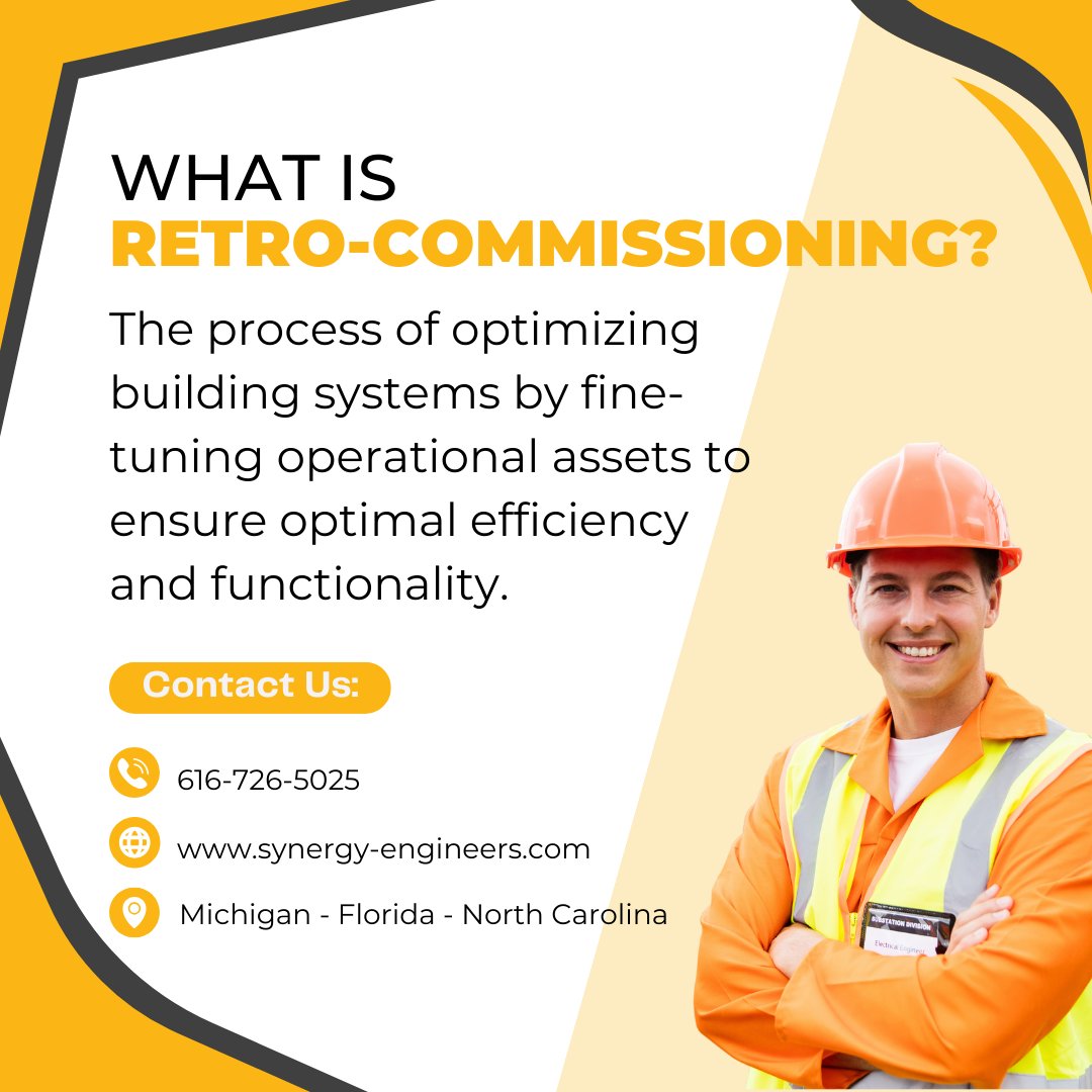 SynergyEngineer's tweet image. 🔗 Read the full story here: synergy-engineers.com/retro-commissi…

#RetroCommissioning #BuildingOptimization #EnergyEfficiency #SustainableSolutions #ECM #FacilityUpgrades #SmartBuildings
