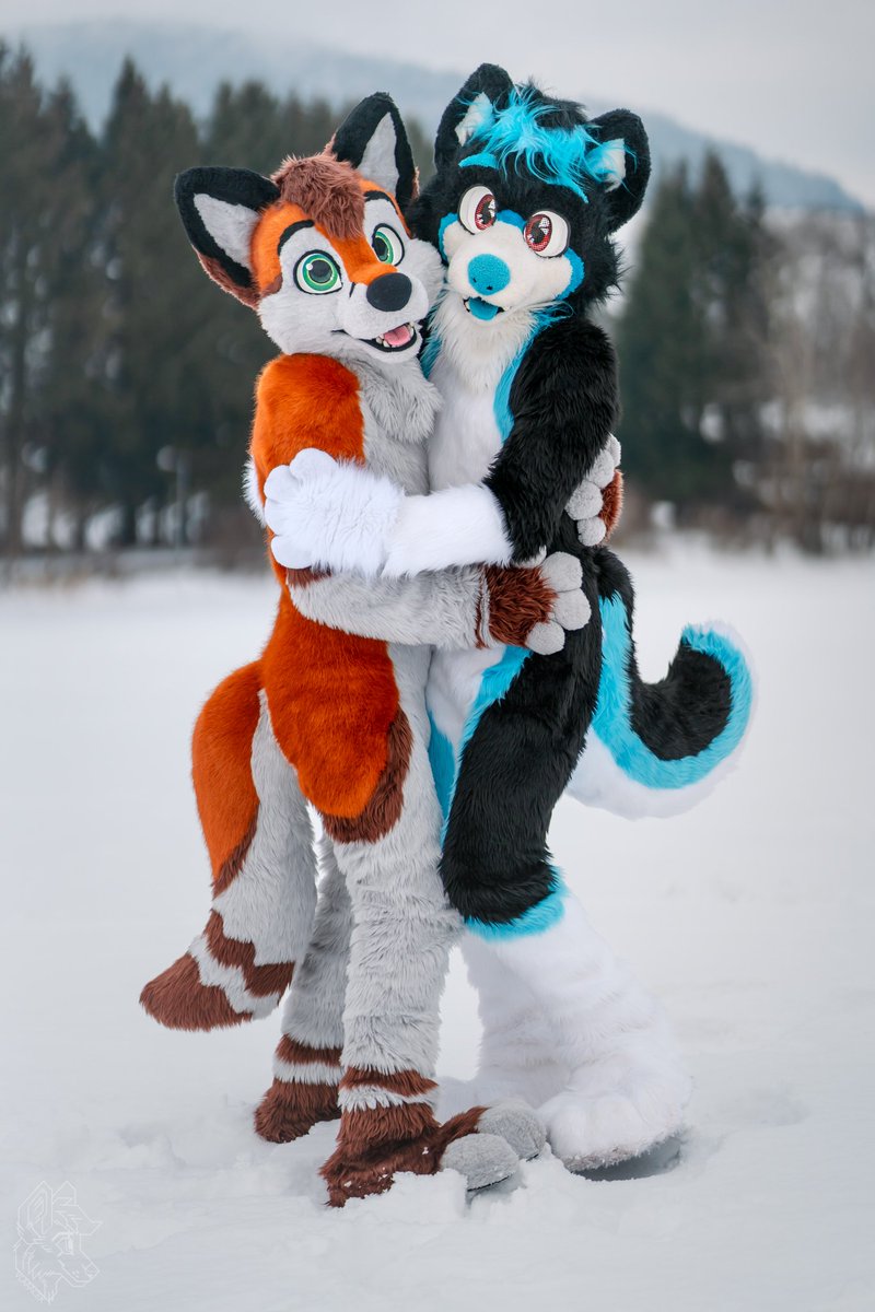 Warm hugs helps, in these cold days ☃️❄️

🦊 <a href="/McFurryTek/">Tekie ✨</a> 
📸 <a href="/vlaaacek/">VlaceK</a> 

#FursuitFriday #furry