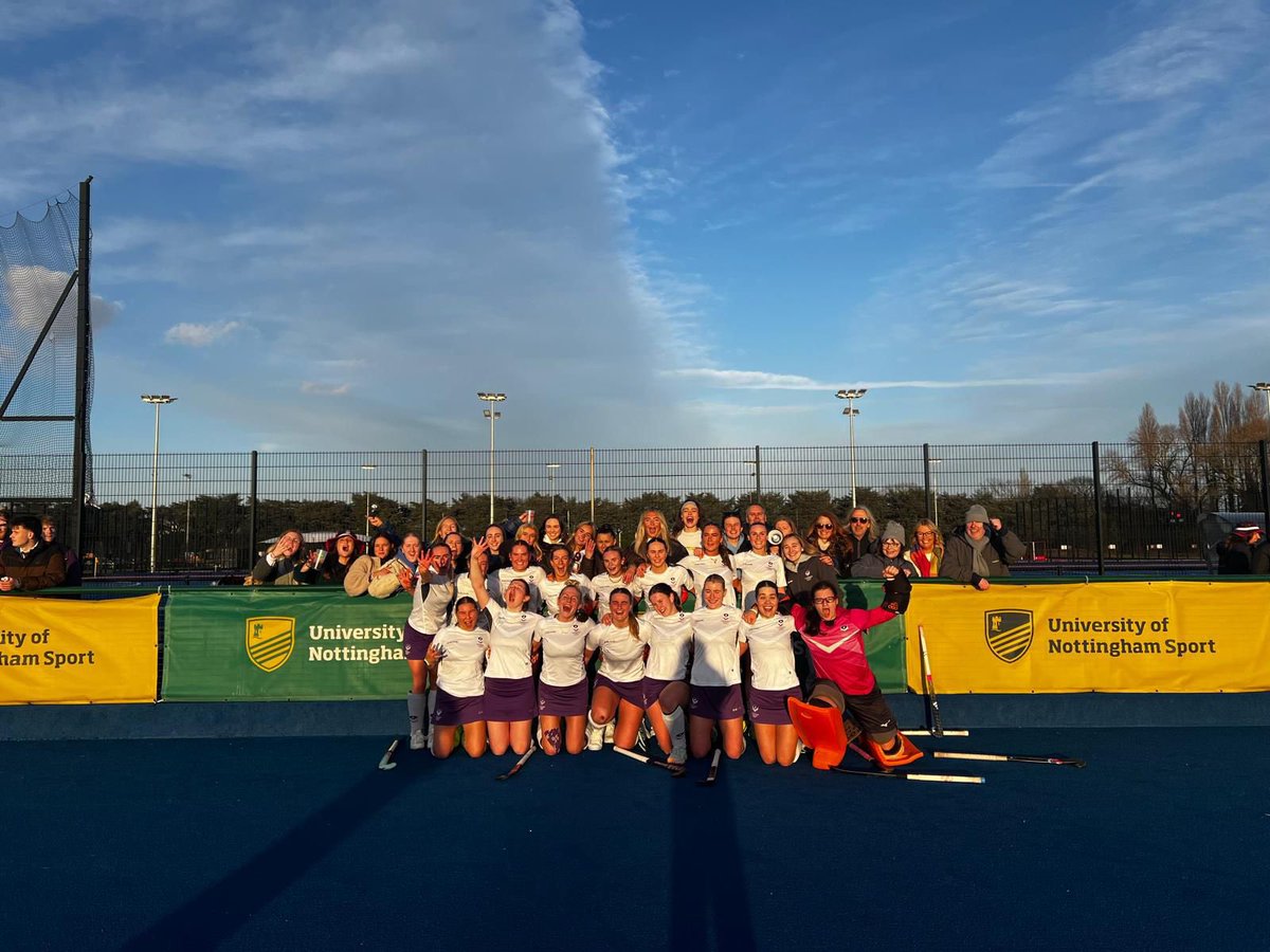 Beccamalyon's tweet photo. For the first time in the 4 years that  I’ve been at Loughborough, we are BUCS league winners 💜🩷🤍 https://t.co/FZRiaFjlSG
