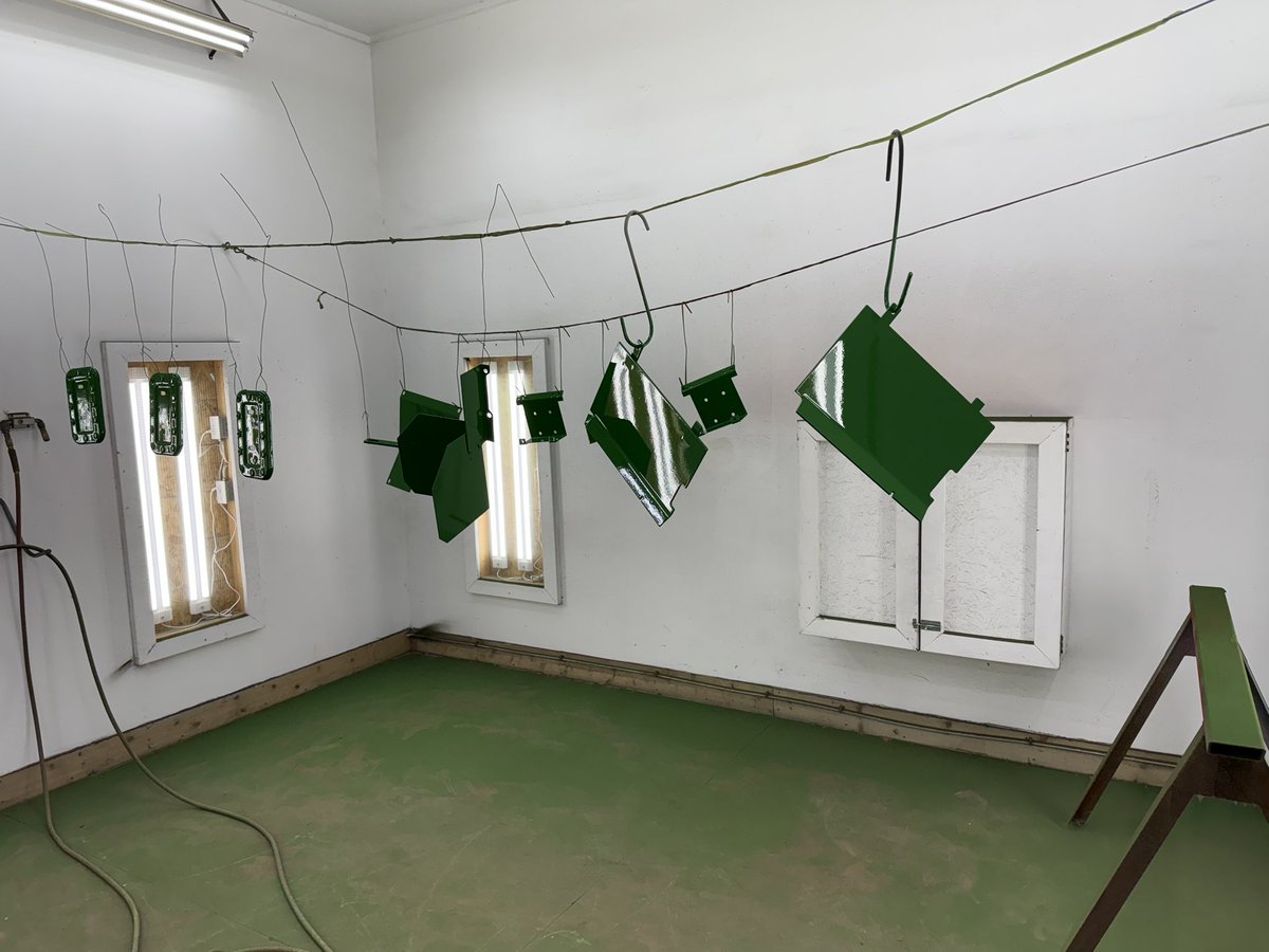 First load of 6030 parts painted