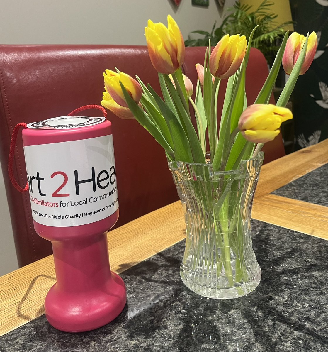 A lovely morning at Friston Village Hall, brilliant number of people, learning CPR &amp; Defibrillation. Thank you for your donations &amp; Wendy for my flowers. Fundraising for a public access defibrillator to go outside the Friston Village Hall. #nationalheartmonth  #CPRtraining #AED
