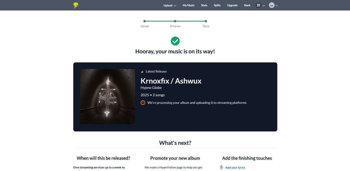 HypnoGlobe's tweet image. NEW DOUBLE SINGLE OUT, 
IDK TIME WISE, 
IN THE NEXT 1 TO 5 BUSINESS DAYS LADS