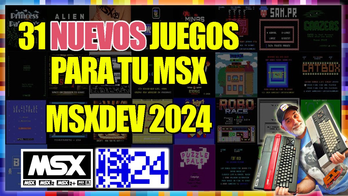vidaextraretro's tweet photo. Ya tenéis disponible el RESUMEN de todos, los 31 programas, presentados para la #MSXdev2024 

Un breve repaso a todos ellos donde descubrirás verdaderas joyas para tu #MSX.

https://t.co/thUUNt4Ckp https://t.co/sbAEiwifOz