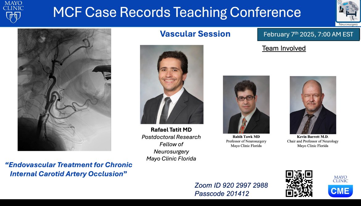 Adrian Safa M.D. (@adrian_safa) on Twitter photo Don t forget to join us this morning @7AM for our vascular session of the MCF Case Records Conference!
<a href="/DoctorQMd/">Dr. Alfredo QuiƱones-Hinojosa</a> <a href="/janhachmann/">Jan Hachmann MD MS MBA</a> <a href="/ManuelaAB99/">Manuela Aramburu Berckemeyer, MD</a> <a href="/MayoClinicNeuro/">Mayo Clinic Neuro</a> Don t forget to join us this morning @7AM for our vascular session of the MCF Case Records Conference!
<a href="/DoctorQMd/">Dr. Alfredo QuiƱones-Hinojosa</a> <a href="/janhachmann/">Jan Hachmann MD MS MBA</a> <a href="/ManuelaAB99/">Manuela Aramburu Berckemeyer, MD</a> <a href="/MayoClinicNeuro/">Mayo Clinic Neuro</a>