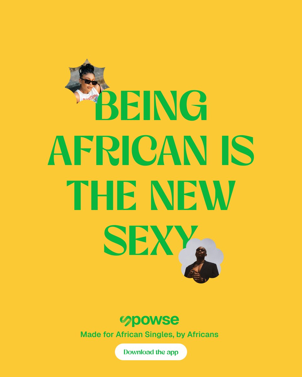 African beauty is timeless. Being African is the new sexy, and on Spowse, every story is as unique as your heritage.

Have you downloaded Spowse.io ?