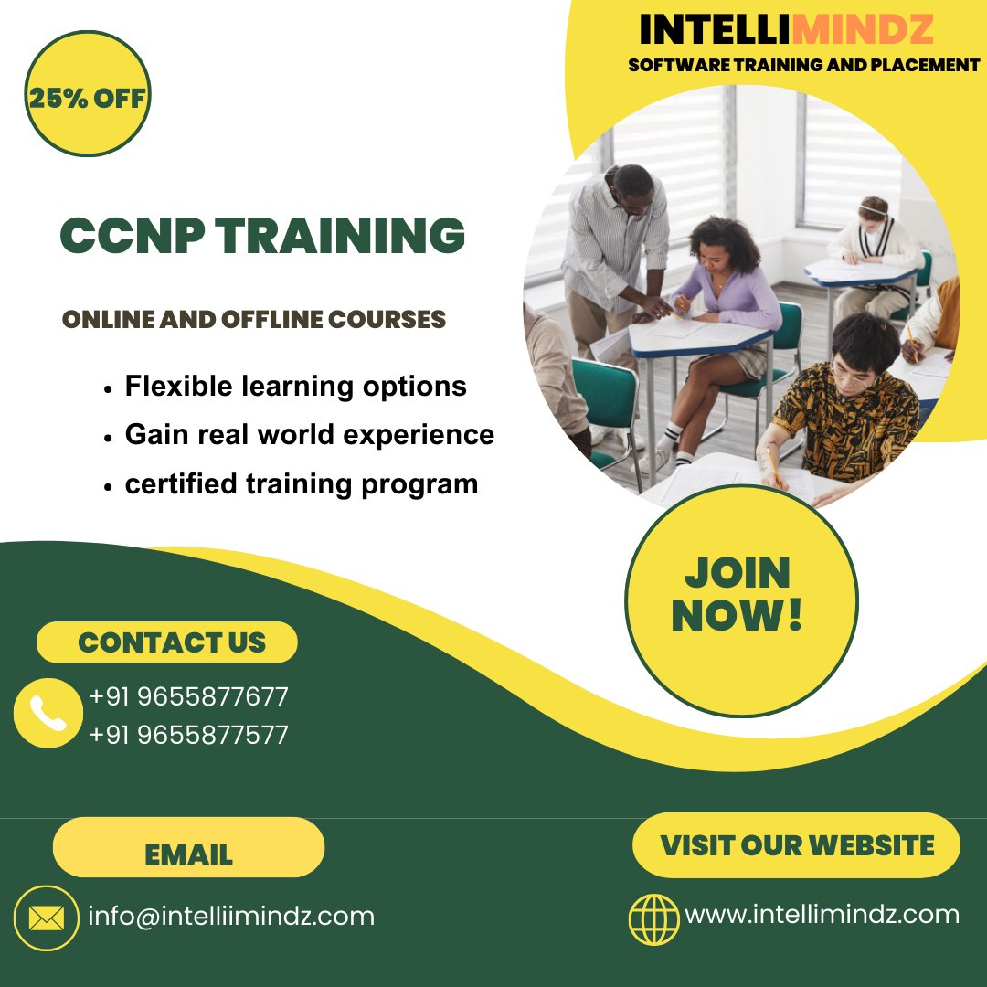 Pras0823's tweet image. The CCNP (Cisco Certified Network Professional) certification enhances career prospects by validating advanced networking skills, opening doors to higher-paying roles and increased job opportunities.
visit: bit.ly/3WLC0E5
#ccnp #networkingcertification #ciscocertified