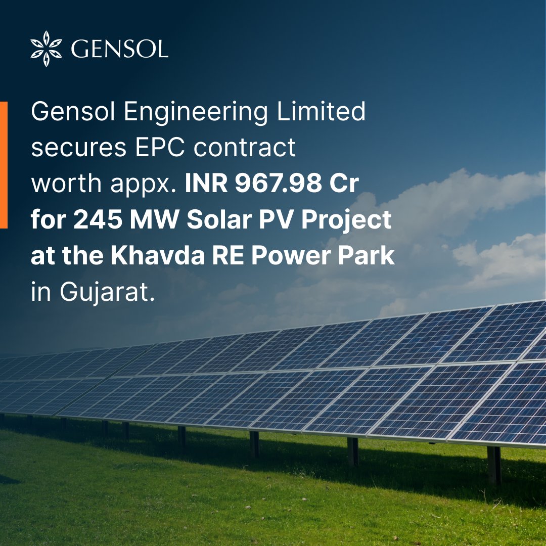 Gensol Engineering Limited tweet media