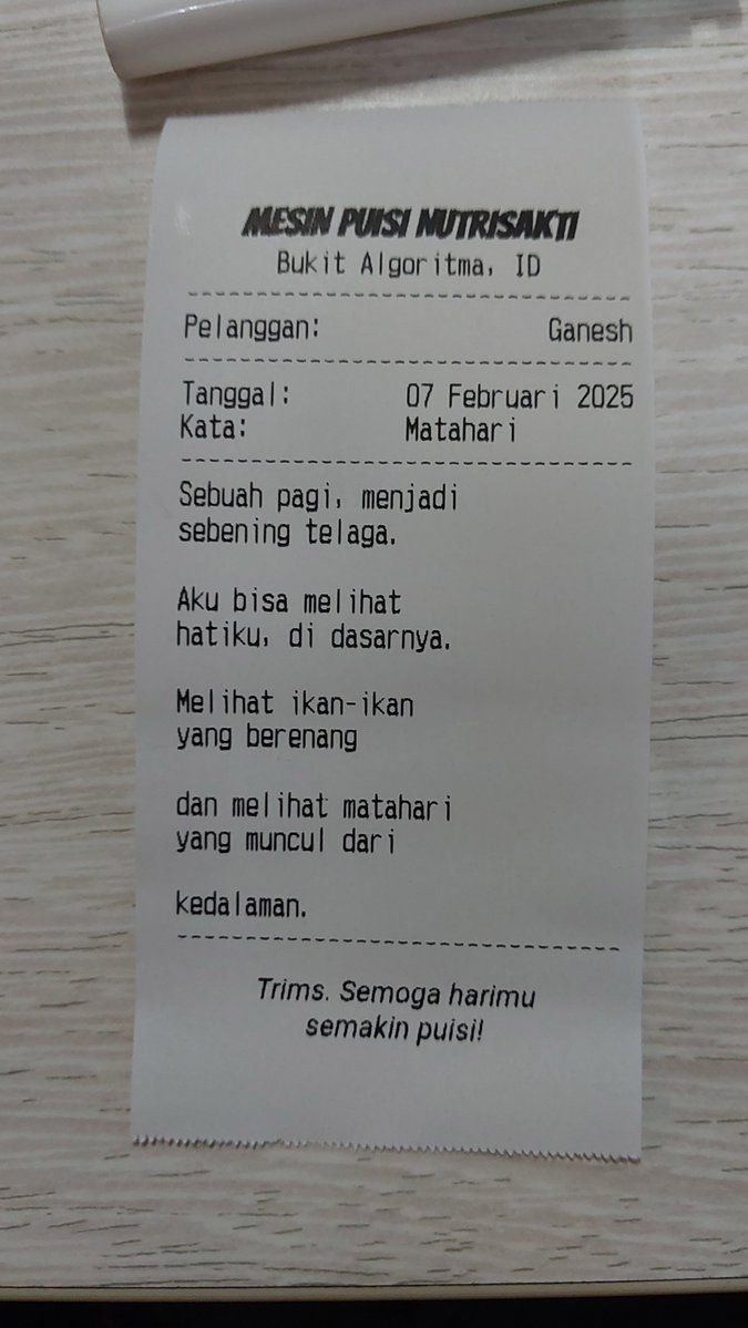 Mesin Puisi <a href="/nutrisakti/">Beni</a>