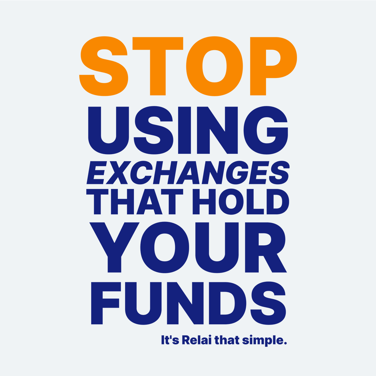 Proof of Reserves is excellent practice for exchanges.

But you know what's even better? Not holding any user funds at all.

Send the users' Bitcoin directly into their own wallets such as <a href="/BitBoxSwiss/">BitBox</a> <a href="/Trezor/">Trezor</a> or <a href="/FOUNDATIONdvcs/">FOUNDATION</a> 

It's relai that simple.