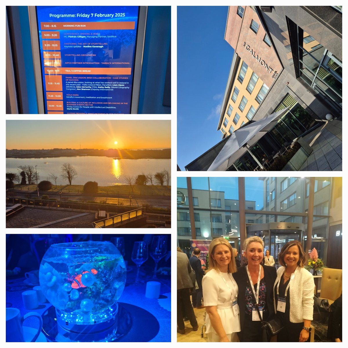 The sun rises on Day 2 <a href="/AIPCO_Ireland/">AIPCO</a> Business Events Conference today in Galway <a href="/TheGalmont/">The Galmont Hotel & Spa</a> with the theme "Tides of Change, Navigating Success Through Collaboration" an event packed with incredible insights and networking opportunities #aipco2025
#BusinessEvents #MeetKerry
