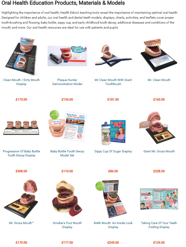 Oral Health Education Products, Materials &amp; Models

Highlighting the importance of oral health, Health Edco’s teaching tools reveal the importance of maintaining optimal oral health. healthedco.co.uk hashtag#oralhealth hashtag#teeth hashtag#toothbrusing hashtag#pshe