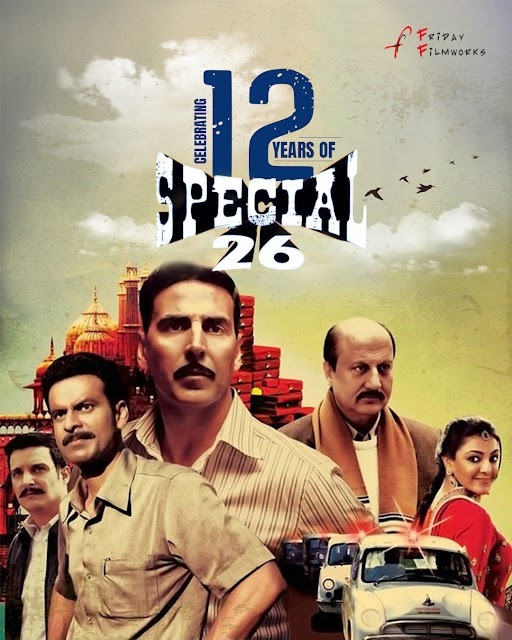 Friday Filmworks (@ffw_official) on Twitter photo 12 years since the biggest con shook the nation! 🔥 Who still gets chills watching Special 26?
<a href="/akshaykumar/">Akshay Kumar</a> <a href="/BajpayeeManoj/">manoj bajpayee</a> @anupampkher <a href="/jimmysheirgill/">Jimmy sheirgill</a> <a href="/divyadutta25/">Divya Dutta</a> @kajalaggarwalofficial
#12YearsOfSpecial26 #Special26 #fridayfilmworks #anniversarypost #Bollywood 12 years since the biggest con shook the nation! 🔥 Who still gets chills watching Special 26?
<a href="/akshaykumar/">Akshay Kumar</a> <a href="/BajpayeeManoj/">manoj bajpayee</a> @anupampkher <a href="/jimmysheirgill/">Jimmy sheirgill</a> <a href="/divyadutta25/">Divya Dutta</a> @kajalaggarwalofficial
#12YearsOfSpecial26 #Special26 #fridayfilmworks #anniversarypost #Bollywood