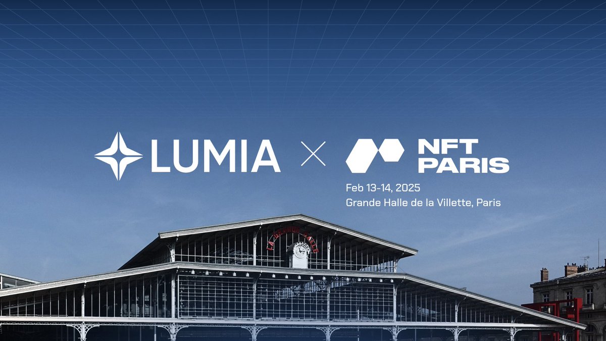 Catch Lumia in Paris ✨

Lumia will be at the 4th edition of <a href="/nft_paris/">NFT Paris</a> to lead the conversation on Real World Assets.

Join us at the RWA Speaker Lounge for insights from industry leaders.

→ February 13-14, Paris.

And the best part... There will also be a special event for