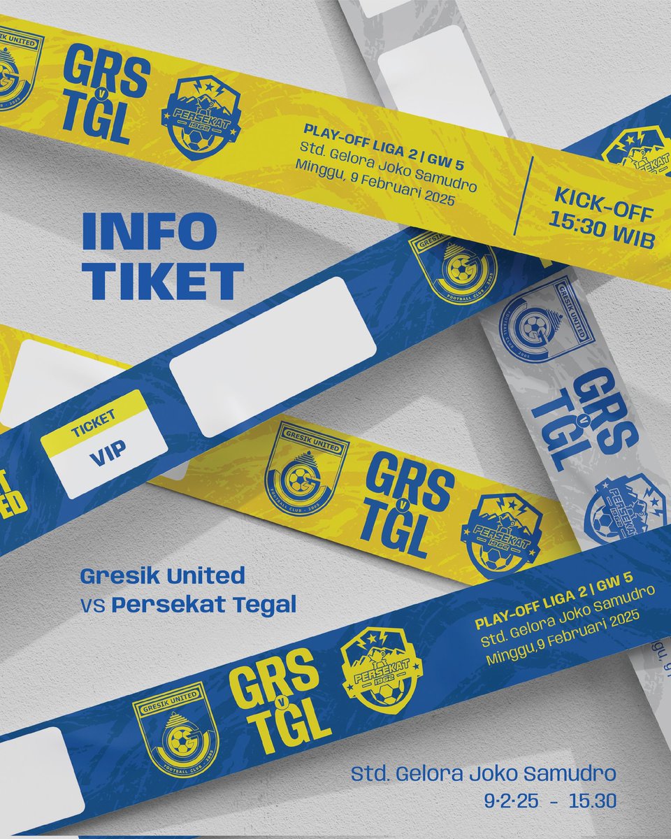 gresikutdFC's tweet photo. ๐๐ฃ๐๐ค ๐๐๐ ๐๐ฉ ! ๐
Play-Off Liga 2 | Group J | Gameweek 6
๐๐ฟ๐ฒ๐๐ถ๐ธ ๐จ๐ป๐ถ๐๐ฒ๐ฑ ๐ ๐ฃ๐ฒ๐ฟ๐๐ฒ๐ธ๐ฎ๐ ๐ง๐ฒ๐ด๐ฎ๐น
#GresikUnited #LaskarJokoSamudro #SpiritOfUnited #PlayOffPegadaianLiga2 #GroupJ #GRSTGL #InfoTiket https://t.co/YPOa2XQVxs