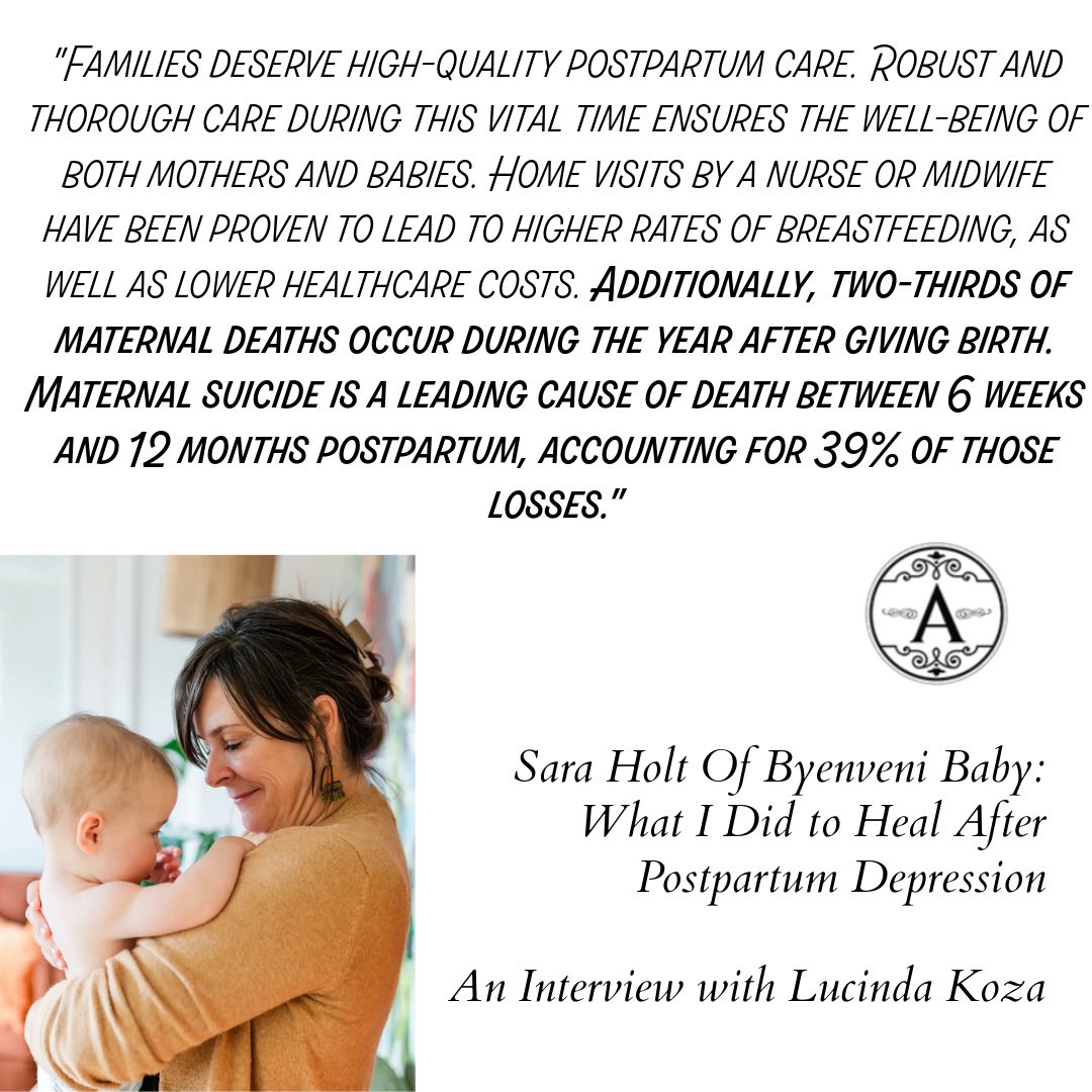 Sarah Holt has worked as a nurse and midwife for years, “catching babies” with her company, @byenvenibaby . Her own experience with #postpartumdepression caught her off guard. Read our interview: medium.com/authority-maga…