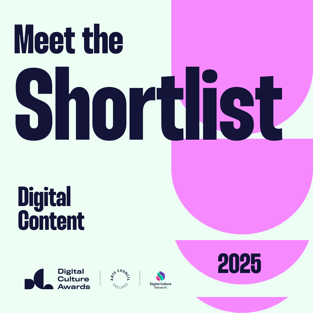 Digital Culture Network (@ace_dcn) on Twitter photo ⭐ Digital Content Category ⭐ recognises the innovative use of digital technology to create and distribute content #DigitalCultureAwards
Shortlist: <a href="/MBD_VR/">MBD</a> <a href="/CardboardCitz/">Cardboard Citizens</a> <a href="/mcrjewishmuseum/">Manchester Jewish Museum</a> <a href="/louiseorwin/">Louise Orwin</a> <a href="/RoyalArmouries/">Royal Armouries Conference & Events</a>
Meet the Shortlist: shorturl.at/afEp2
1/2 ⭐ Digital Content Category ⭐ recognises the innovative use of digital technology to create and distribute content #DigitalCultureAwards
Shortlist: <a href="/MBD_VR/">MBD</a> <a href="/CardboardCitz/">Cardboard Citizens</a> <a href="/mcrjewishmuseum/">Manchester Jewish Museum</a> <a href="/louiseorwin/">Louise Orwin</a> <a href="/RoyalArmouries/">Royal Armouries Conference & Events</a>
Meet the Shortlist: shorturl.at/afEp2
1/2